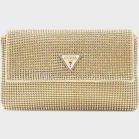 Resim Guess Zalina Kadın Clutch Kadın Omuz Çantası Hwrp9350700 Altın 