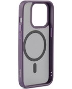 Resim İphone Uyumlu 13 Pro Max Için Magsafe Telefon Kılıfı - Mor 
