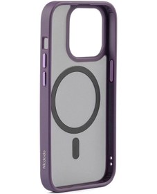 Resim İphone Uyumlu 13 Pro Max Için Magsafe Telefon Kılıfı - Mor 