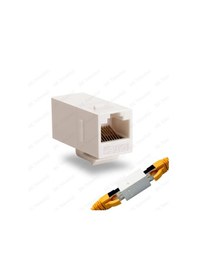 Resim Rj45 Cat5e Keystone Konnektör Jack Dişi-dişi Ara Adaptör 