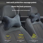 Resim Araç Başlığı - Boyun Yastığı, Araç Koltuğu Yastığı, Yumuşak Konfor Malzemesi, Nefes Alabilen Boyun Desteği ve Ergonomik Uygunluk, for Audi, for Mercedes-Benz, for VOLKSWAGEN, for Ford, için uygun, Modern Tam Sezon Kullanımı 