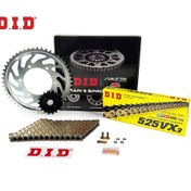 Resim Zincir Dişli Seti Honda Cbf 500cc Zincir: Dıd-525vx3 Gold-116 Ön-arka Dişli: Sunstar 15t-41t 2004-2008 