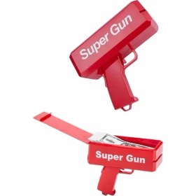 Resim Uravas Store Para Dolar Atma Makinası Super Money Gun Para Saçma Fırlatma Tabancası 
