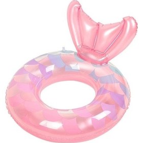 Resim Mengtuo 60cm Denizkızı Yüzme Simidi 60cm Denizkızı Yüzme Simidi Pembe Vc Altın 