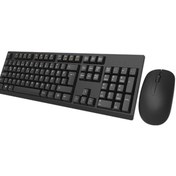Resim Everest Siyah Kablosuz Q Multimedia Klavye Mouse Set 