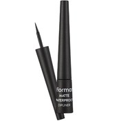 Resim Flormar Matte Waterproof Dipliner - Mat Eyeliner Black 2.5ml 