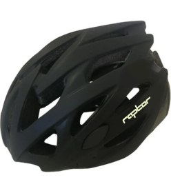 Resim Raptor MV29 Mat Siyah Arka LED Lambalı Bisiklet Kaskı L Beden 