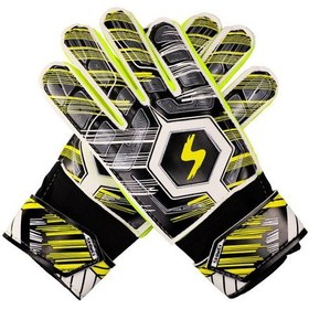 Resim Yaozixa Futbol Kaleci Eldiveni - Çocuk & Yetişkin - Lateks El Malzemesi - Anti Kayma & Havalandırıcı - Dayanıklı - Sarı - 8 Numara Sarı 