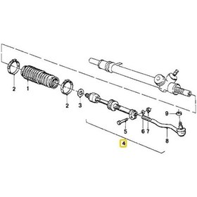 Resim Bmw E30 Uyumlu 325 İx Frow Komple Sol Rot Mili Ve Rot Başı 322117 