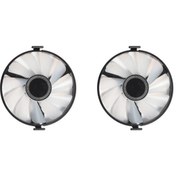 Resim Xfx Fdc10u12s9-c Soğutucu Fan Xfx Rx 470 480 580 Rx580 Rx480 Rx470 Crimson Edition Görüntü Kartı Soğutma Fanı, 2 Paket İçin Değiştirin 
