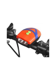 Resim Büro Ev Ofis Yazlık Bisikleti İçin Led Işıklı Zil Uyarıcı Korna Gri 