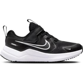 Resim Nike Cosmic Runner Çocuk Koşu Ayakkabısı Siyah - Beyaz Eva Tabanlı Erkek Çocuk İçin Cırtlı 