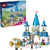 Resim 43275 Lego Disney Prensesi Sindirella'nın Şatosu ve At Taşıyıcı 596 parça +6 yaş 