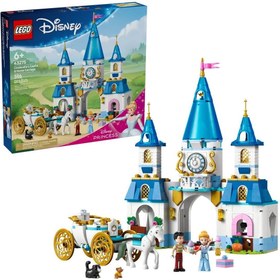 Resim 43275 Lego Disney Prensesi Sindirella'nın Şatosu ve At Taşıyıcı 596 parça +6 yaş 