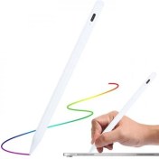 Resim Polhammobile Polham Apple Pencil Active Touch Kapasitif Dokunmatik Kalem, Tablet ve Telefon Için Eğimli Kalem 