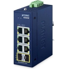 Resim Planet Pl-ıgs-820tf-pn 6 Port Gigabit 2 Port Sfp Compact Endüstriyel Switch 