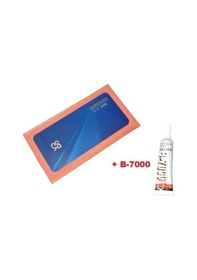 Resim Tkgz - Nova 5t Arka Pil Batarya Kapağı Cam B-7000 Mavi 