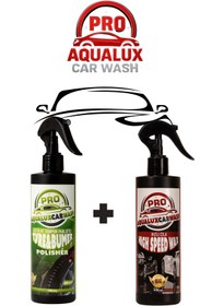 Resim ProAquaLuxCarWash Lastik ve Tampon Parlatıcı Sprey - Hızlı Cila 