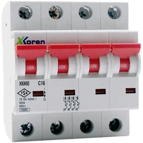 Resim Xkoren 10ka 3p+n C Tipi 40a Otomatik Sigorta 3 Adet Kutu 