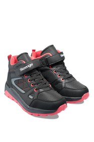 Resim Slazenger KESHA Çocuk Cırt Cırtlı Siyah / Kırmızı Bot 