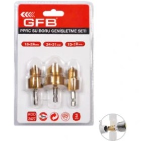 Resim Gfb 2427 Pprc Bits Saplı Su Boru Genişletme Seti 3 Parça 