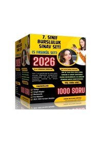 Resim 2025 7. Sınıf Bursluluk Sınav Seti (6 Fasikül Kitap) 