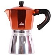 Resim Any Morning HES-6 0.24 L Bakır Alüminyum Moka Pot Espresso Kahve Makinesi 