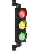 Resim Mesan Ø100mm Ledli Üçlü Trafik Lambası 12-24vdc Ms 8033.1.3.2.12-24vdc 