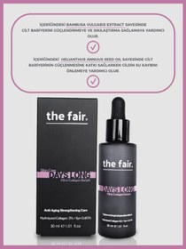 Resim The Fair Days Long Fill-in Collagen Yaşlanma Karşıtı Cilt Serumu %3 Hidrolize Kolajen+ %1 Syn-Coll 30 ml 