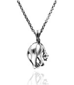 Resim Puma Figür Gümüş Kolye 460771289 