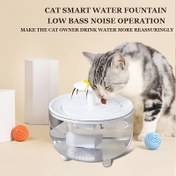 Resim Kedi Akıllı Su Çeşmesi - Düşük Frekanslı Gürültü İşlemi, Otomatik Filtreleme ve Akışlı Su Besleyici, USB Güçlü, ≤36V, Pil Gerektirmez, Kapalı Kediler İçin Pet Hidrasyon İstasyonu, Kedi Hidrasyon İstasyonu | Modern Kedi Aksesuarları | Pürüzsüz Su Akışı 