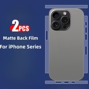 Resim 2 adet Mat Arka Film 16ProMax, 15ProMax Arka Film 16, 15, 14, 13 Koruyucu Film Mat Koruyucu Film 