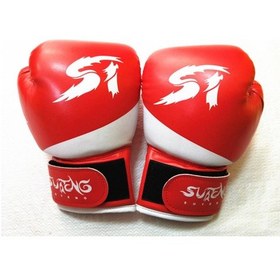 Resim Padalink Çocuklar İçin Yüksek Kaliteli Boks Eldiveni - 3-10 Yaş Muay Thai Ve Kick Boks Antrenmanı İçin Koruma Ve Şok Emici Kırmızı 