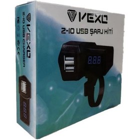 Resim Vexo Z-10 Usb Şarj Ve Voltmetre Kiti 