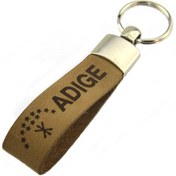 Resim Adige Çerkes Anahtarlık - Gerçek Deri 