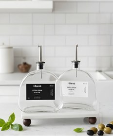 Resim BAROTTİ Oval 2'li Yağdanlık Set , 500 ml 