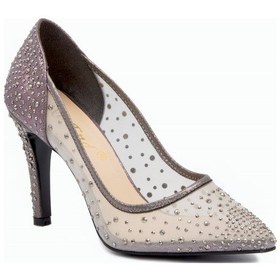 Resim Gedikpaşalı 9K End 5166 Platin Bayan Ayakkabı Abiye 