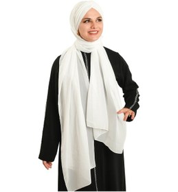 Resim Hürrem Bone Krem Pratik Hazır Geçmeli Bone Şal Şifon Drapeli 2507 40 krem 
