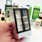 Resim Şık Mini Ev Mutfak Seti - Çift Kapılı Buzdolablı, Oda Dekorasyonu ve Sanat Projeleri İçin İdeal 