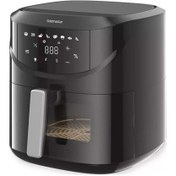 Resim Goldmaster Pluscook Gm-7488 Sıcak Hava Fritözü Siyah 