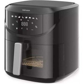 Resim Goldmaster Pluscook Gm-7488 Sıcak Hava Fritözü Siyah 