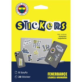 Resim Fenerbahçe Sarı Sticker Paketi 