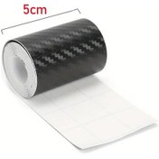 Resim Willowhaven 3m 5cm X 3m 3d Karbon Fiber Araç Koruma Şeridi Su Geçirmez Çizilmeye Dayanıklı 