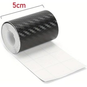Resim Willowhaven 3m 5cm X 3m 3d Karbon Fiber Araç Koruma Şeridi Su Geçirmez Çizilmeye Dayanıklı 