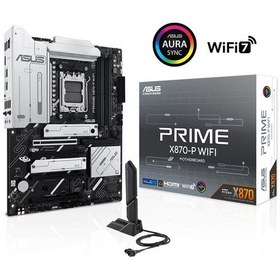 Resim Asus Prıme X870-p Wıfı Ddr5 8000mhz 1xhdmı 2xusb4 4xm.2 Atx Am5 Amd Am5 9000/8000/7000 Serileri İle Uyumlu 