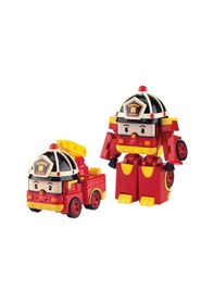 Resim Robocar Poli Transforming Robot Figür Roy Rocky 
