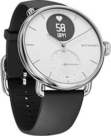 Resim Withings ScanWatch Hibrit Akıllı Saat, EKG, Kalp Atışı Sensörü ve Oksimetrik ile, 38 mm 