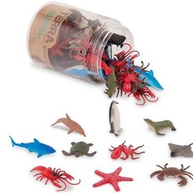 Resim Terra 60 Parça Tüp İçinde Küçük Oyun Seti - Deniz Canlıları 
