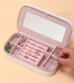 Resim Mk-34 Gold Detaylı Premium Seri Takı Organizeri Lüks Takı Kutusu 