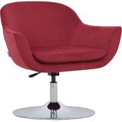 Resim Uzay Ofis Bend Lobi Bekleme Koltuğu - Kırmızı 